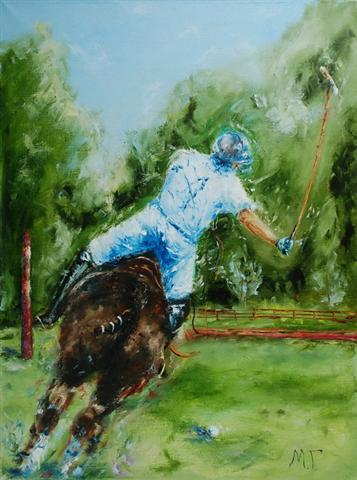 2500 sold. Polo V. 60х80 cm. oil on canvas Small